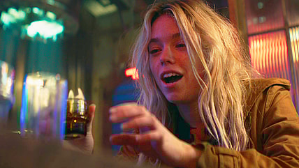 Supergirl (Milly Alcock) grabs a few drinks with Krypto in Supergirl (2026), DC Studios