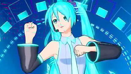 Hatsune Miku (Saki Fujita) is ready to dance in Fortnite (2017), Epic Games