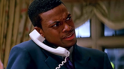 Money talks to Chris Tucker even in Rush Hour (1998), New Line Cinema