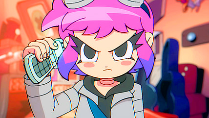 Ramona Flowers (N/A) calls for back-up in Scott Pilgrim EX (2026), Tribute Games