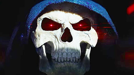 Skeletor (Jared Leto) says thee 'Nyeh!' in Masters of the Universe (2026), Amazon MGM