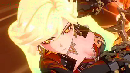 Mavuika (Komatsu Mikako) goes full throttle in Genshin Impact (2020), HoYoverse