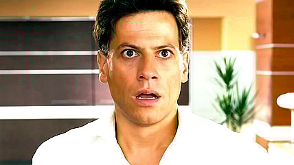 Reed Richards (Ioan Gruffudd) can't believe his eyes in Fantastic Four: Rise of the Silver Surfer (2007), 20th Century Fox