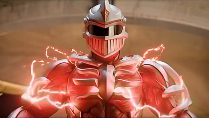 An AI generated Lord Zedd (TBA) returns to his off-brand true form in The Ninja Kidz' now-cancelled Power Rangers collab