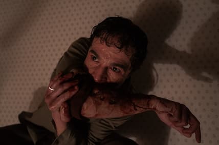 Christopher Abbott as Blake in Leigh Whannell's Wolf Man. Image courtesy of Universal PIctures.