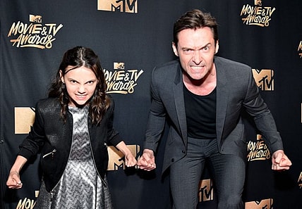 Hugh Jackman and Dafne Keen