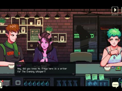 Best Cozy Games on Steam Coffee Talk (2020) Toge Productions, Screenshot via Steam