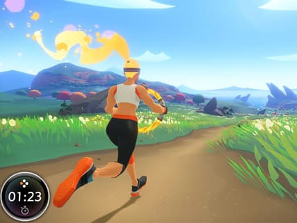 Fitness Video Games Ring Fit Adventure (2019), Nintendo, Screenshot via Nintendo