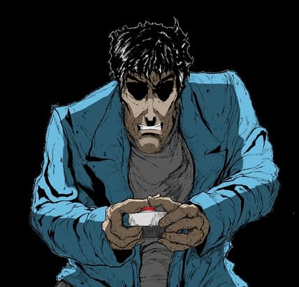 Man vs Rock Colored Page