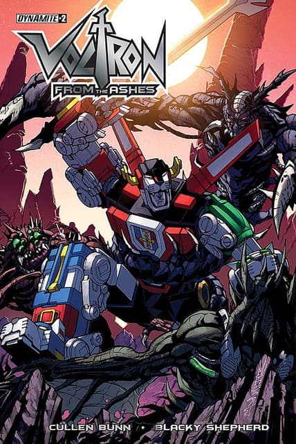 Voltron from the Ashes #2 Cover