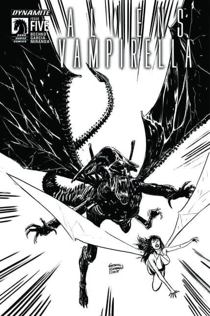 Aliens / Vampirella #5 Cover