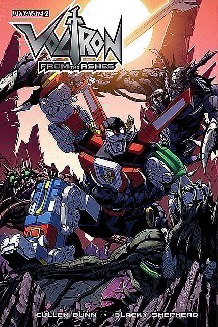 Voltron from the Ashes #2 Cover