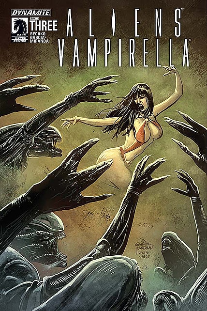 Aliens / Vampirella #3 Cover
