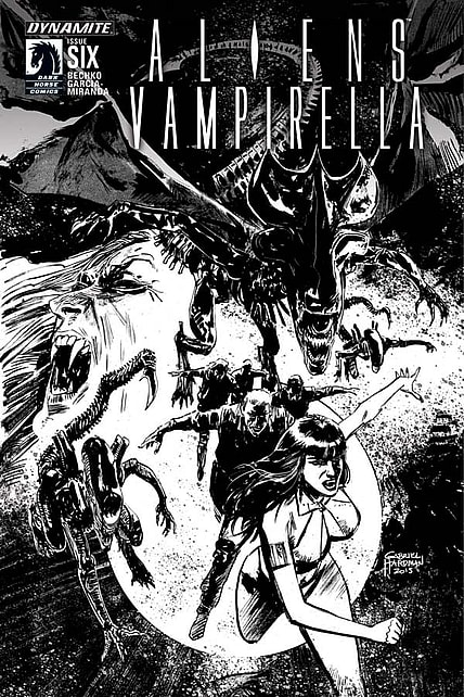 Aliens / Vampirella #6 Cover