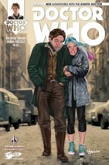 Doctor Who: The Eighth Doctor #1 Bob Dylan Variant Cover