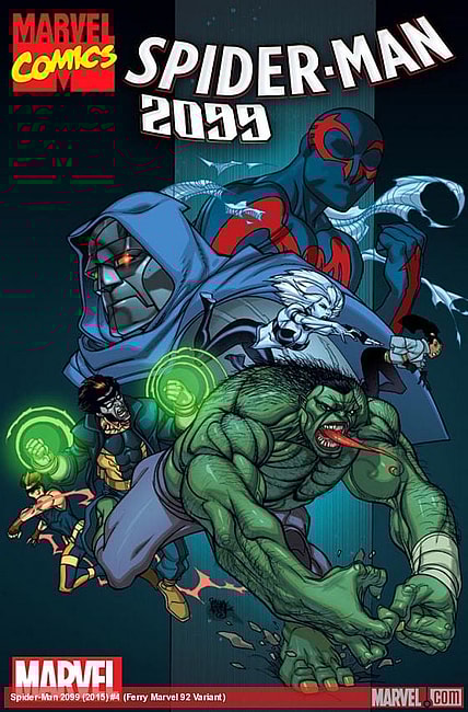 Spiderman 2099 Variant Cover by Pasqual Ferry