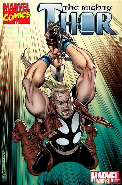 Thor 90s Variant Cover by Ron Frenz