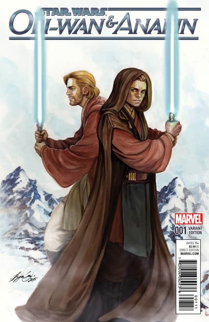 Star Wars: Obi-Wan & Anakin #1 Variant Cover by Siya Oum