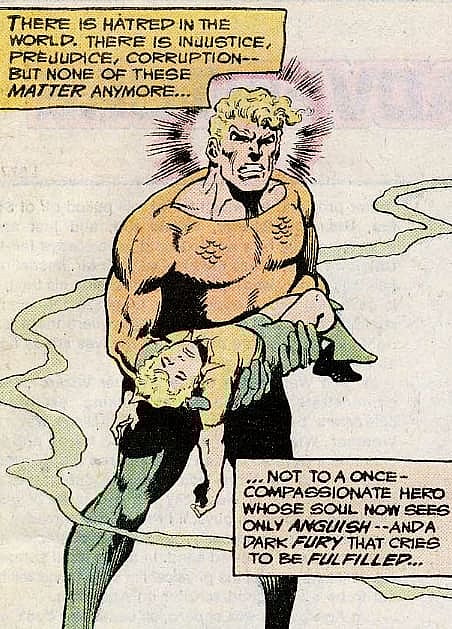 Black Manta and Aquaman - DC Comics