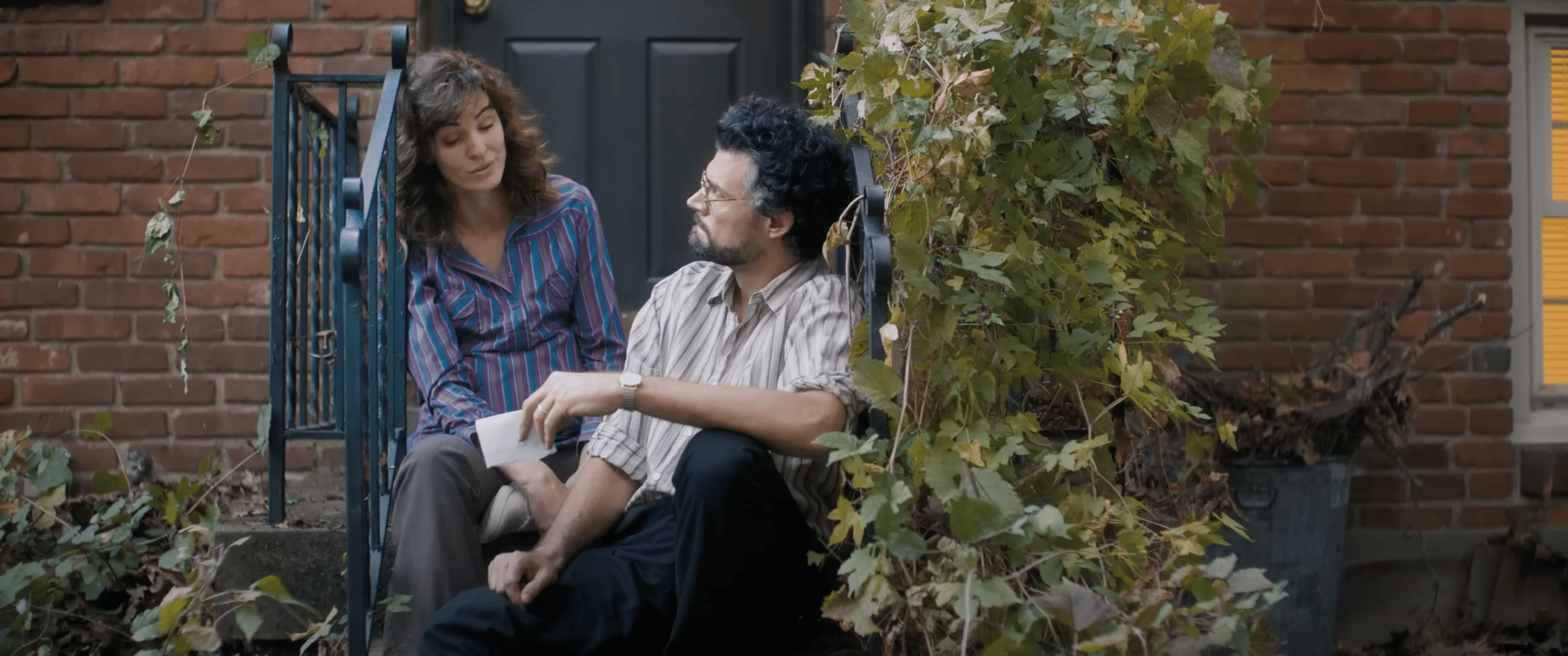 Daisy Betts as Helen Smallbone and Joel Smallbone as David Smallbone in Unsung Hero (2024), Lionsgate
