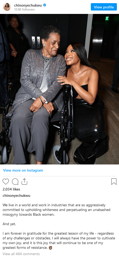 Chinonye Chukwu speaks out about her Oscar's snub