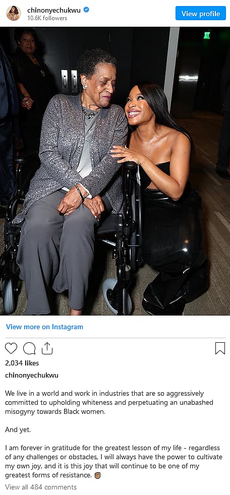Chinonye Chukwu speaks out about her Oscar's snub