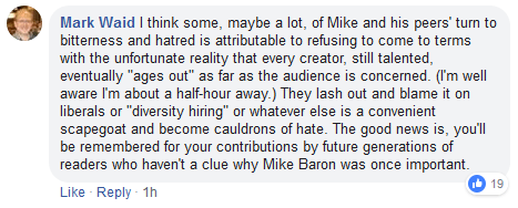 Gail Simone Chastises Comic Pro Mike Baron for Perceived ComicsGate Association