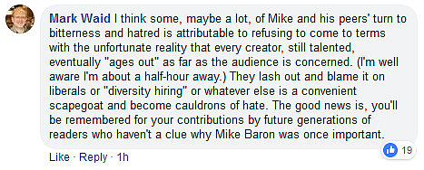 Gail Simone Chastises Comic Pro Mike Baron for Perceived ComicsGate Association