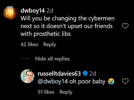 Russell T Davies via Instagram