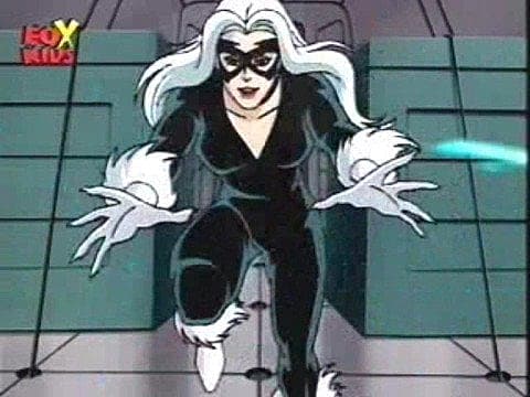 Black Cat animated Spider-Man