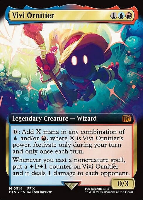 Vivi Ornitier (Card #514) Black Mage in Magic: The Gathering - Final Fantasy (2025)