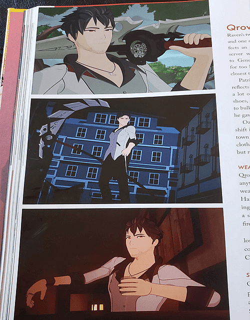 RWBY: The Official Companion Book contains no mention of former voice actor Vic Mignogna