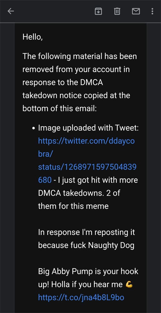 Twitter Suspends Jeremy Griggs of Geeks + Gamers Following Naughty Dog DMCA Strikes Over The Last of Us II Memes