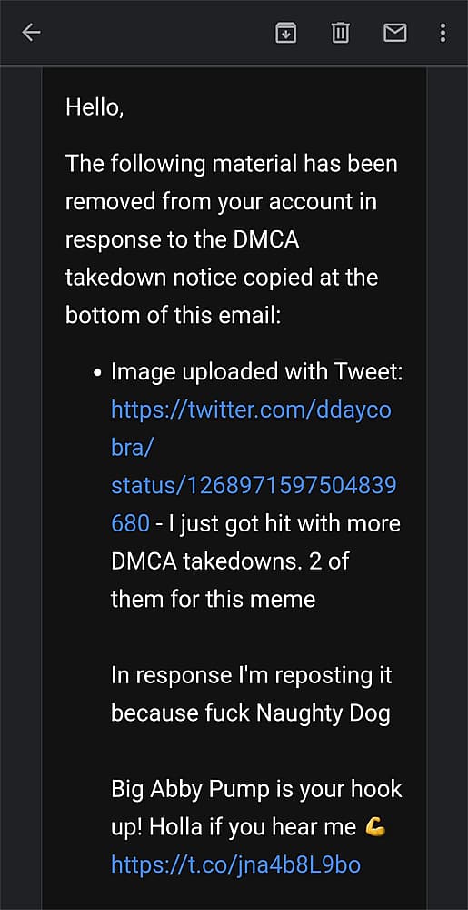 Twitter suspends Jeremy Griggs of Geeks + Gamers over The Last of Us II memes DMCA strikes