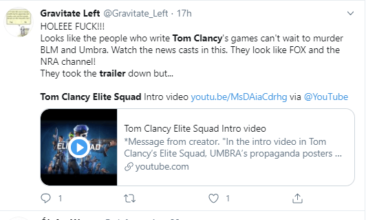 Ubisoft's Tom Clancy's Elite Squad Removes 'Black Power' Imagery After Being Accused of Casting Black Lives Matter Protestors As Villains