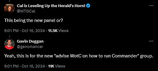 Commander format rules committee founder Gavin Duggan weighs in on the current situation involving the 'Magic: The Gathering' play style and Wizards of the Coast.