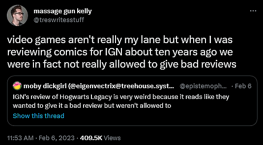 Tres Dean alleges IGN did not allow him to give negative reviews to comic books