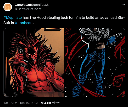 @CanWeGetToast raises a new rumor regarding Marvel's 'Ironheart'