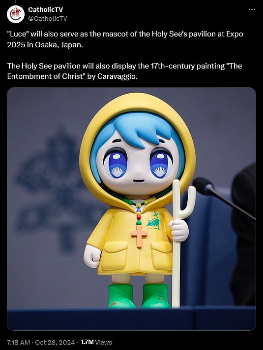 Twitter users weigh in on the Catholic Church's creation of Luce.