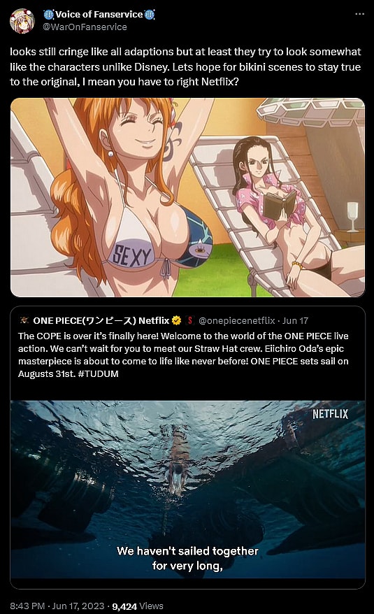 @WarOnFanservice weighs in on the first trailer for Netflix's 'One Piece'