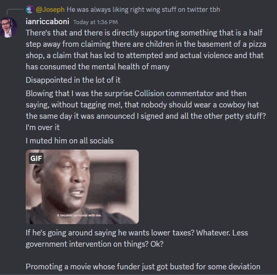 Ian Riccaboni Discord