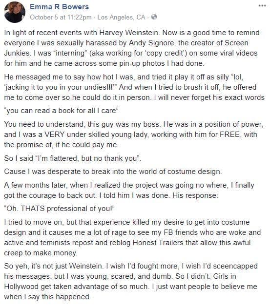 Andy Signore Breaks Silence to Clear His Name After Settling Defy Media Suit