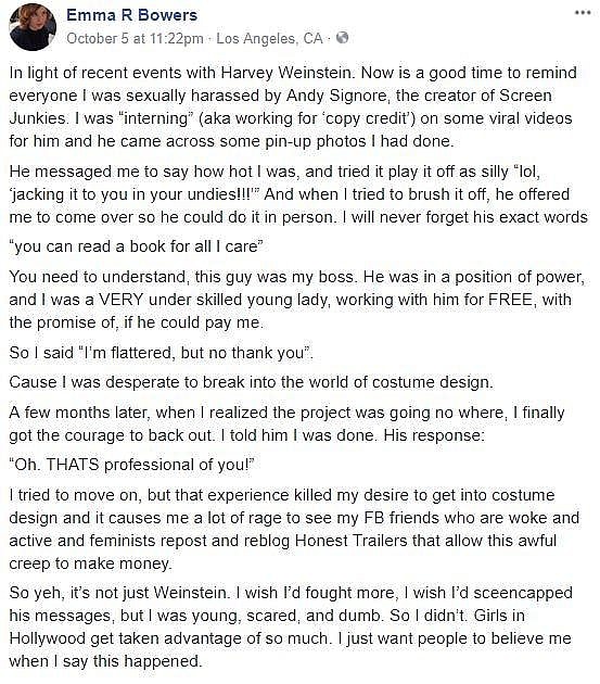 Andy Signore Breaks Silence to Clear His Name After Settling Defy Media Suit