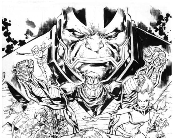 Extraordinary X-Men #8 Variant Cover by Ken Lashley