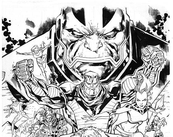 Extraordinary X-Men #8 Variant Cover by Ken Lashley