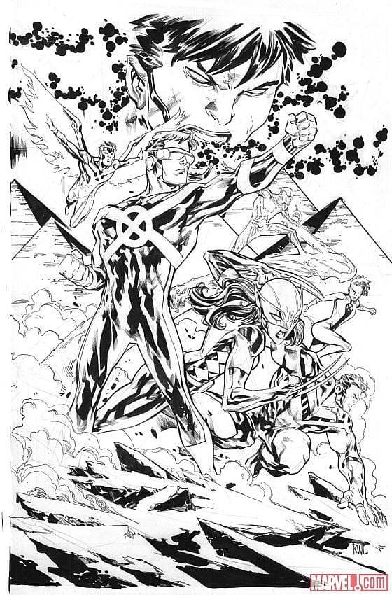 All-New X-Men #9 Variant Cover by Ken Lashley