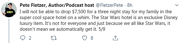 Around the Galaxy Podcast Cancels Episode Featuring Fandom Menace Member Drunk3P0 After Backlash - Fletzer Tweet 5/9