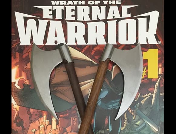 Wrath of the Eternal Warrior Cusotmized Battle Axes
