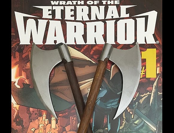 Wrath of the Eternal Warrior Cusotmized Battle Axes