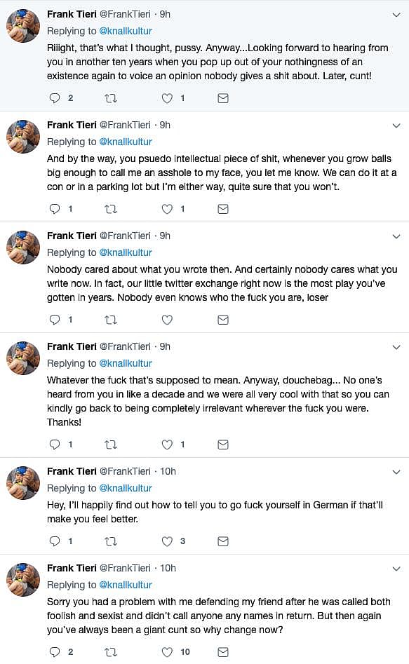 Harley Quinn writer Frank Tieri insults critic over Female Furies cover criticism